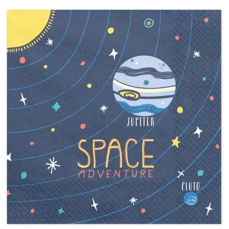 Kit n.65 space party - coordinato tavola per festa galattica