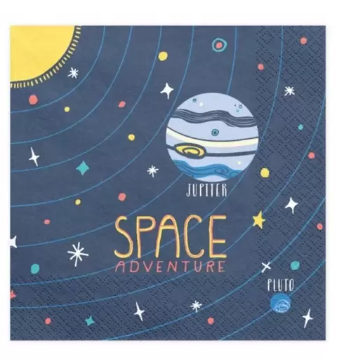 Kit n.65 space party - coordinato tavola per festa galattica