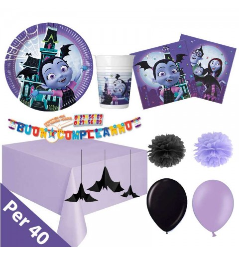 Kit n.59 Vampirina - accessori festa per 40 bambini