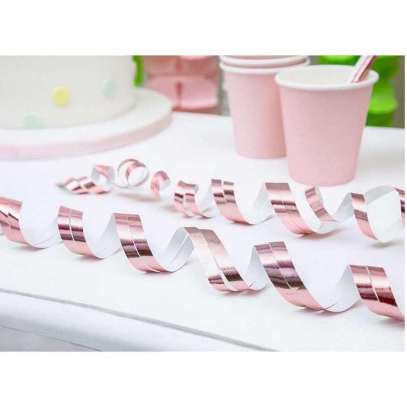 Stelle filanti rose gold - 18 pz