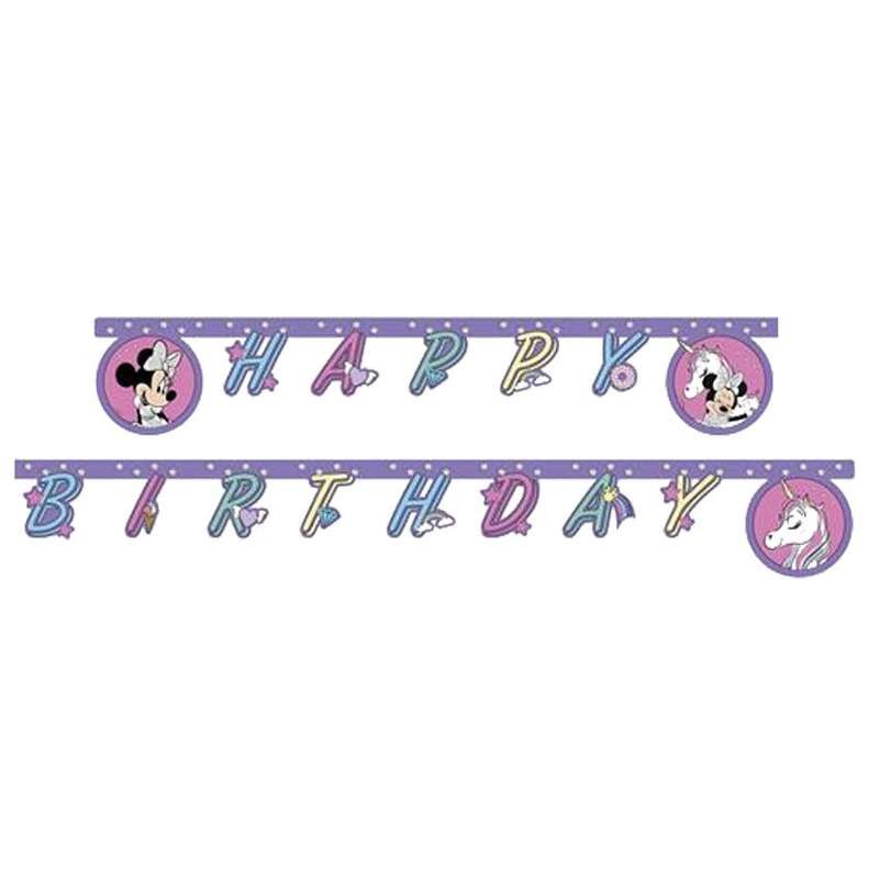 Kit n.27 Minnie Unicorn - accessori tavola Topolina e unicorno