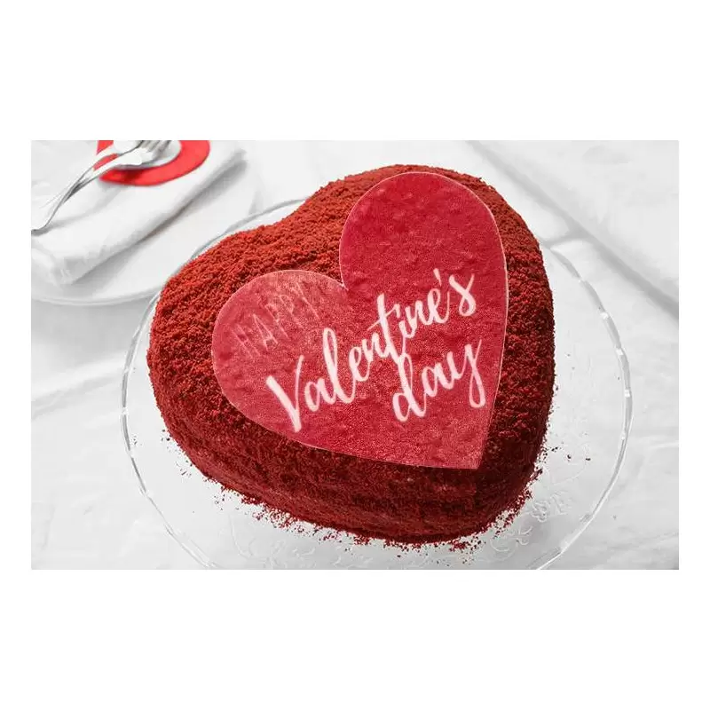 Cialda San Valentino per torte romantiche - ostia per dolci san Valentino