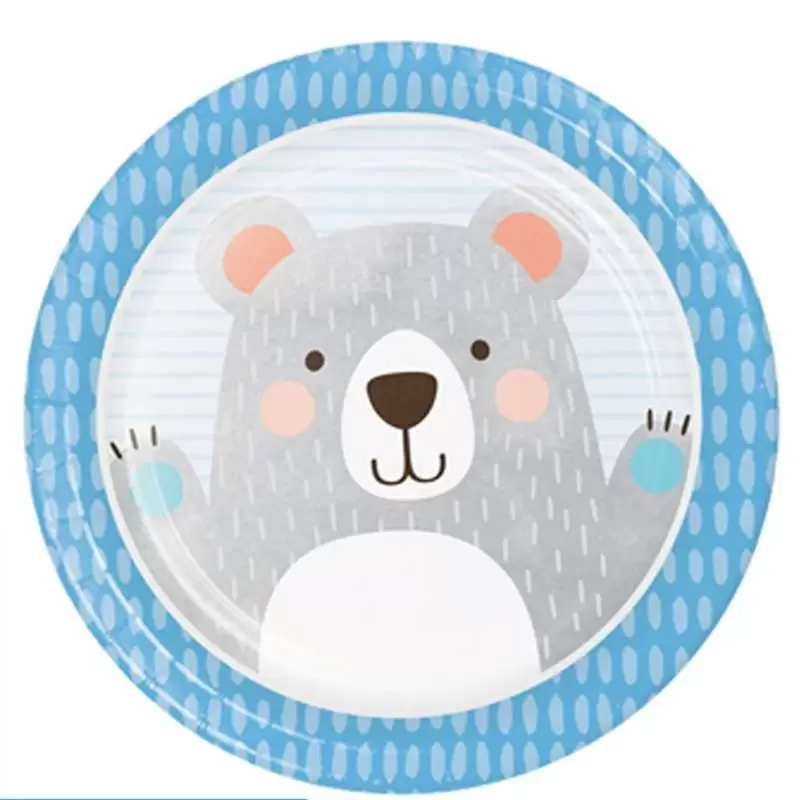 Kit n.6 piccolo orso - set tavola bear party