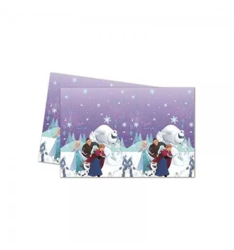 KIT 34 - FROZEN REGNO DI GHIACCIO + FORCHETTE E PALLONCINI LILLA E CELESTE
