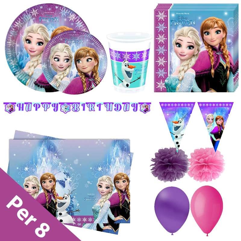 Kit n.66 Frozen Northen - coordinato fest Elsa e Anna