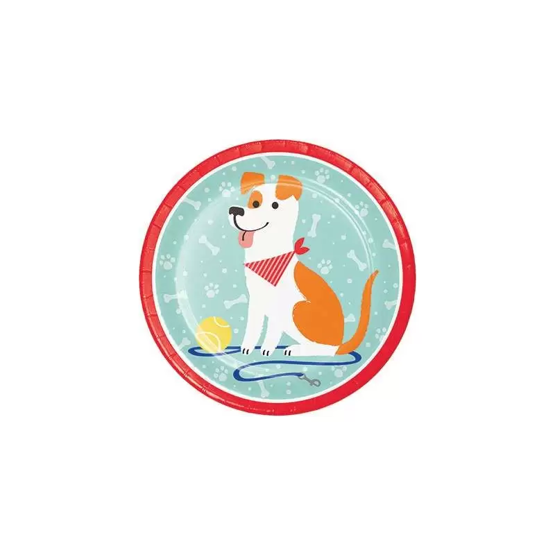 Piatti dog party new cagnolini - 8 pz