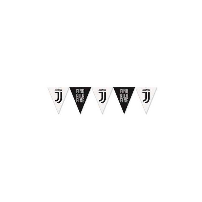 Kit n.66 Juventus - addobbi tavola bianco neri