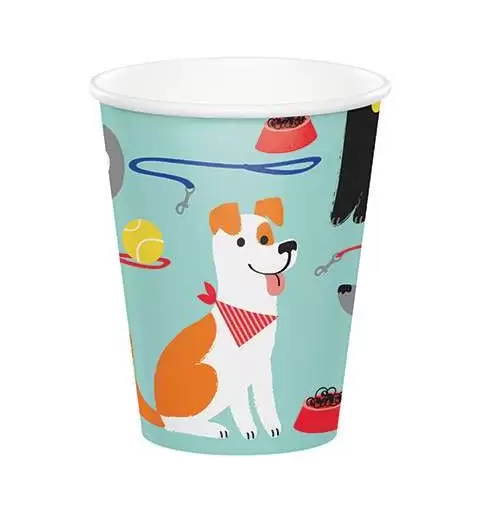 Kit n.30 coordinato cagnolini - set festa dog party new