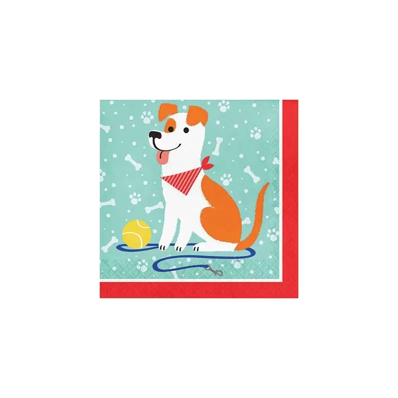 Kit n.30 coordinato cagnolini - set festa dog party new