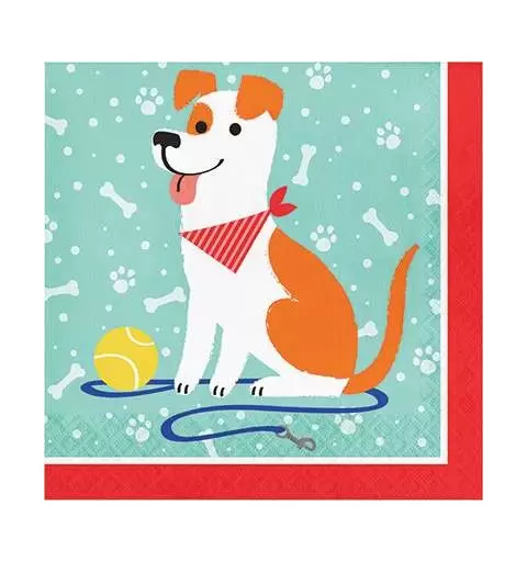 Kit n.30 coordinato cagnolini - set festa dog party new