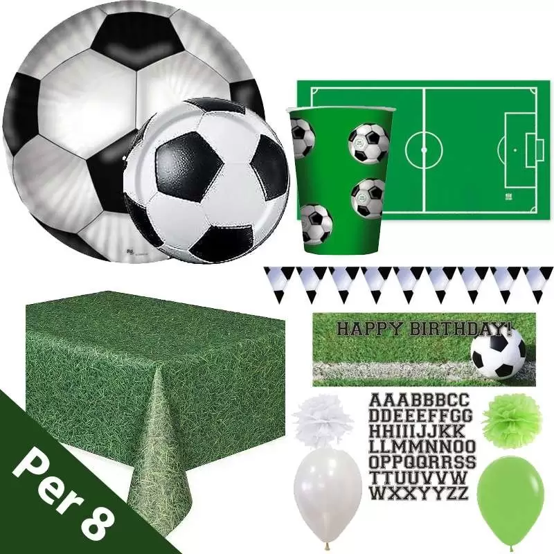 Kit n.66 calcio new - set festa per 10