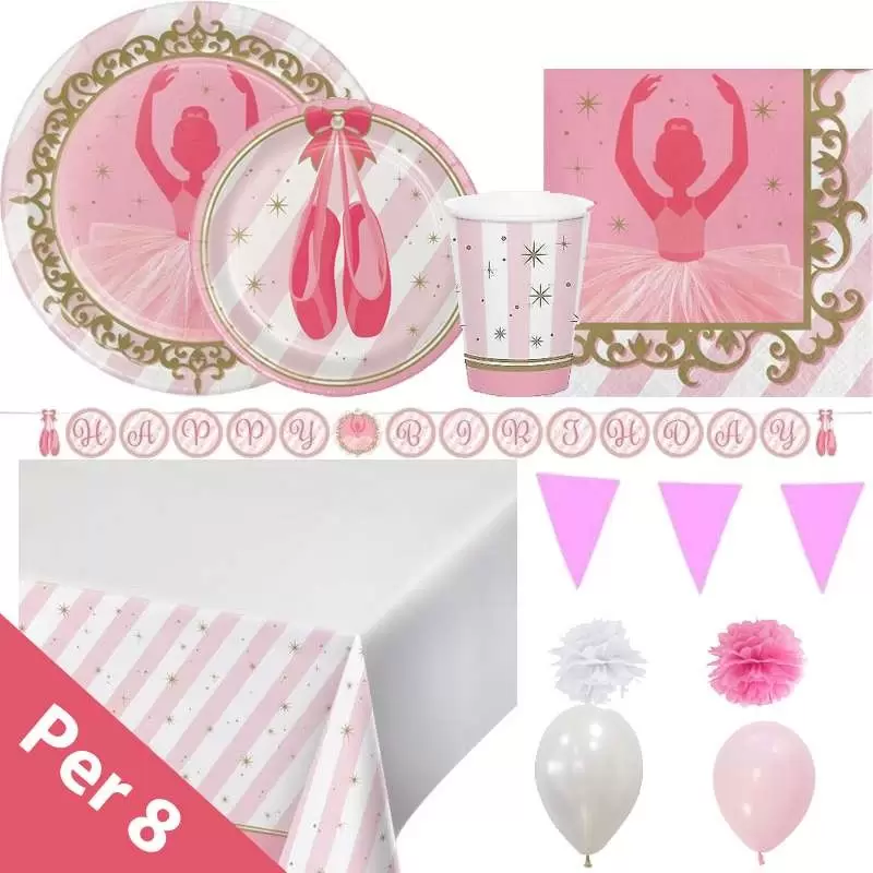 Kit n.66 ballerina tutù - coordinato danza per 8