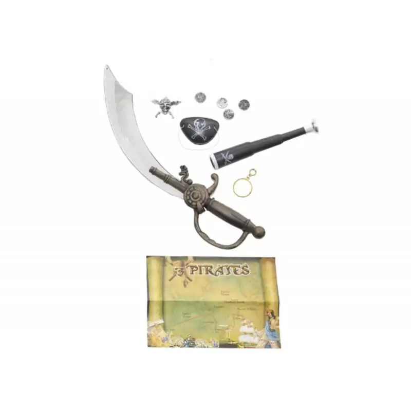Set pirata con binocolo - 6 pz