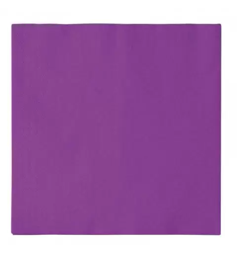 Tovaglioli viola di carta - 50 pz