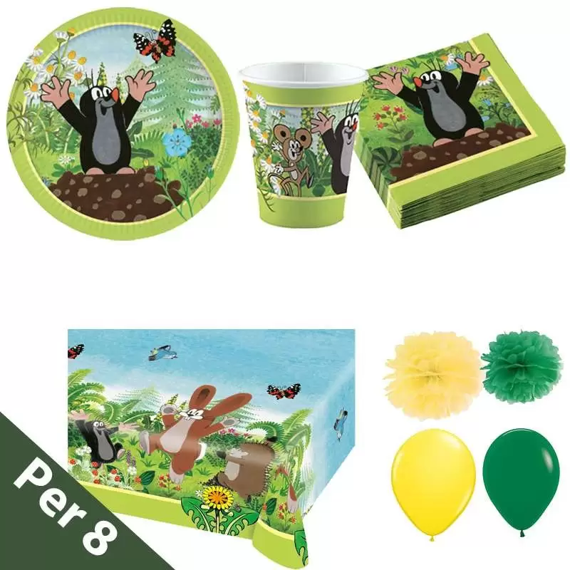 Kit n.49 la piccola talpa - accessori per festa a tema