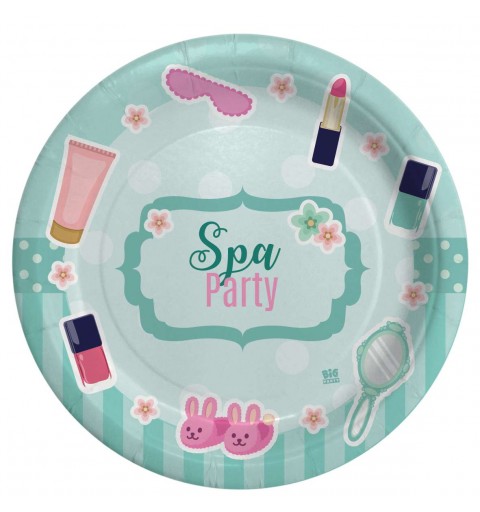 Kit n.2 spa party - coordinato tavola per compleanno
