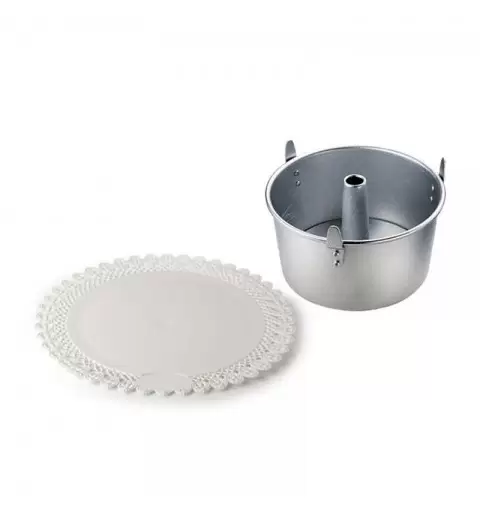 Stampo chiffon cake con vassoio trinato