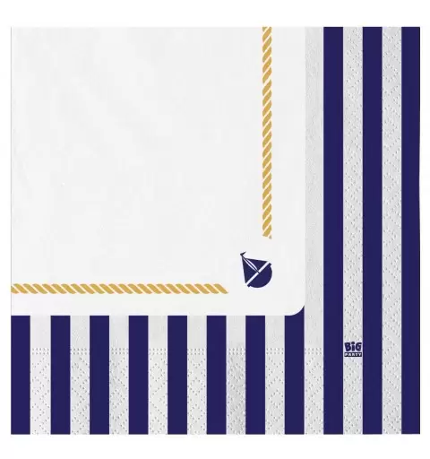 Tovaglioli stile marinaresco - 20 pz