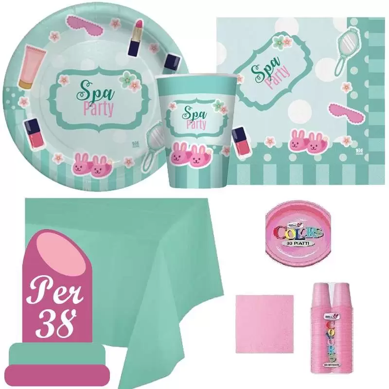 Kit n.7 spa party - accessori per la tavola