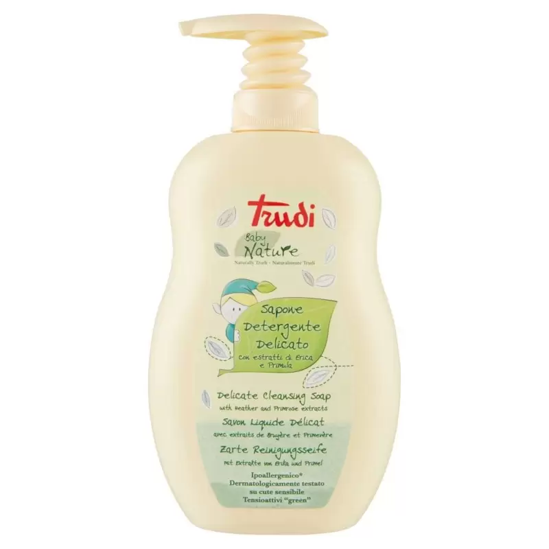 Sapone detergente delicato Trudi baby nature - 400 ml