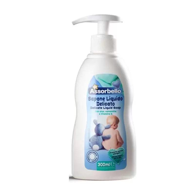 Sapone liquido delicato Assorbello - 300 ml