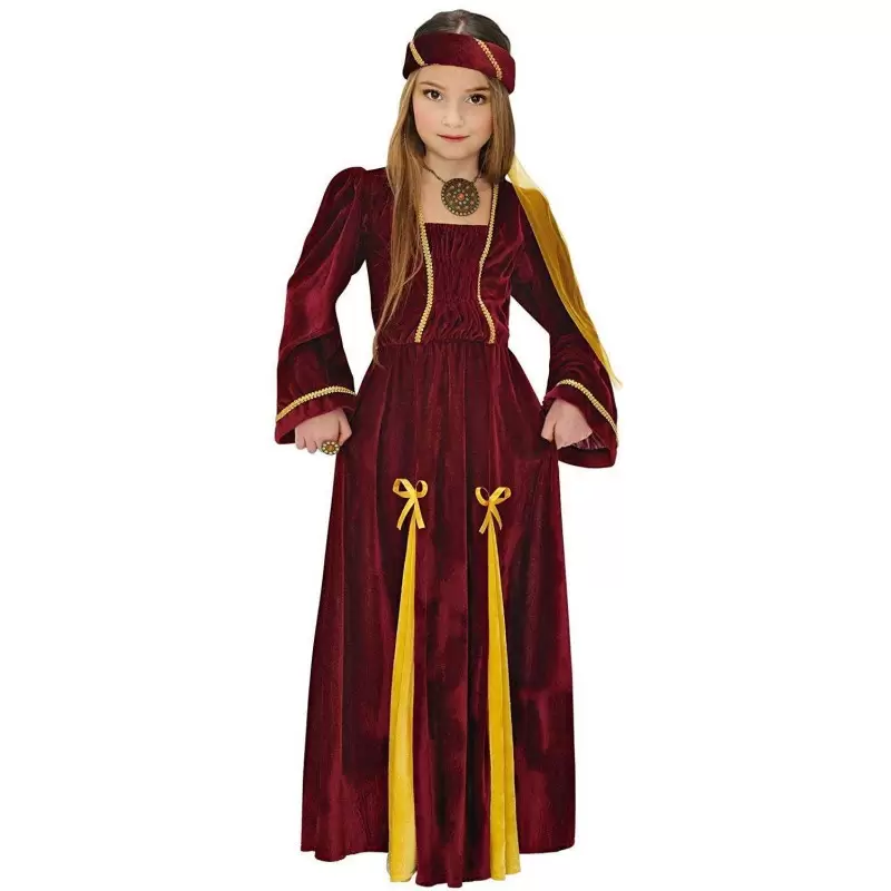Vestito principessa medievale per bambine