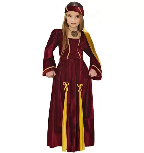 Vestito principessa medievale per bambine