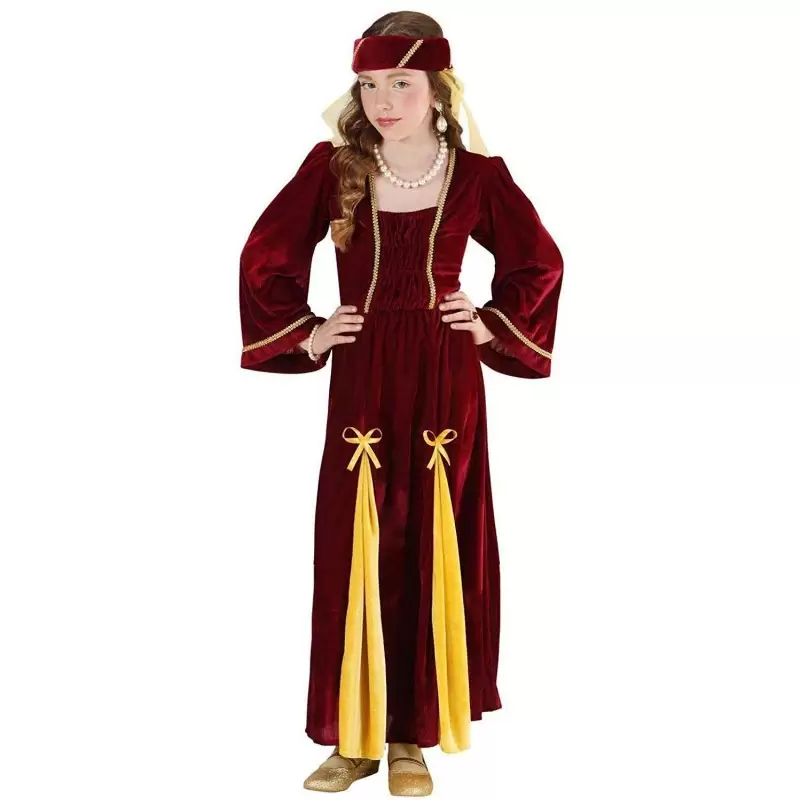 Vestito principessa medievale per bambine