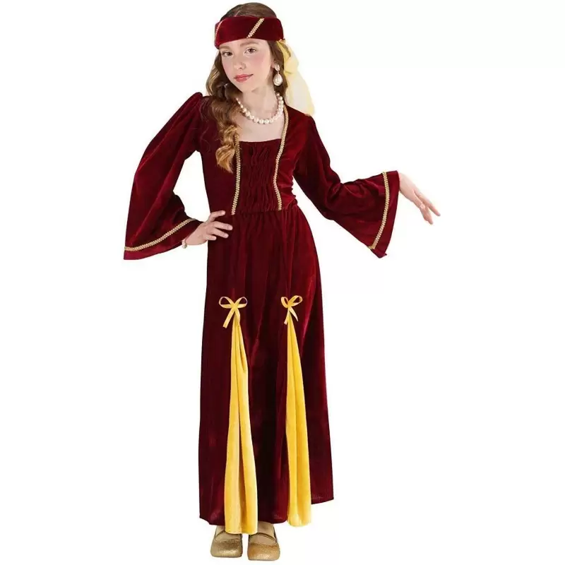 Vestito principessa medievale per bambine