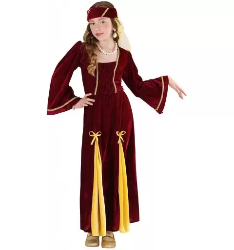 Vestito principessa medievale per bambine