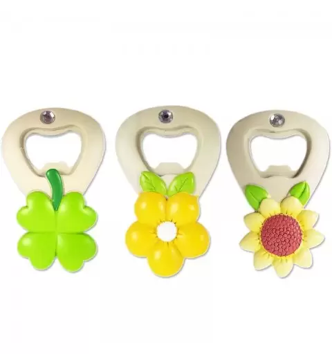 Bomboniera aprobottiglie con fiori - 12 pz