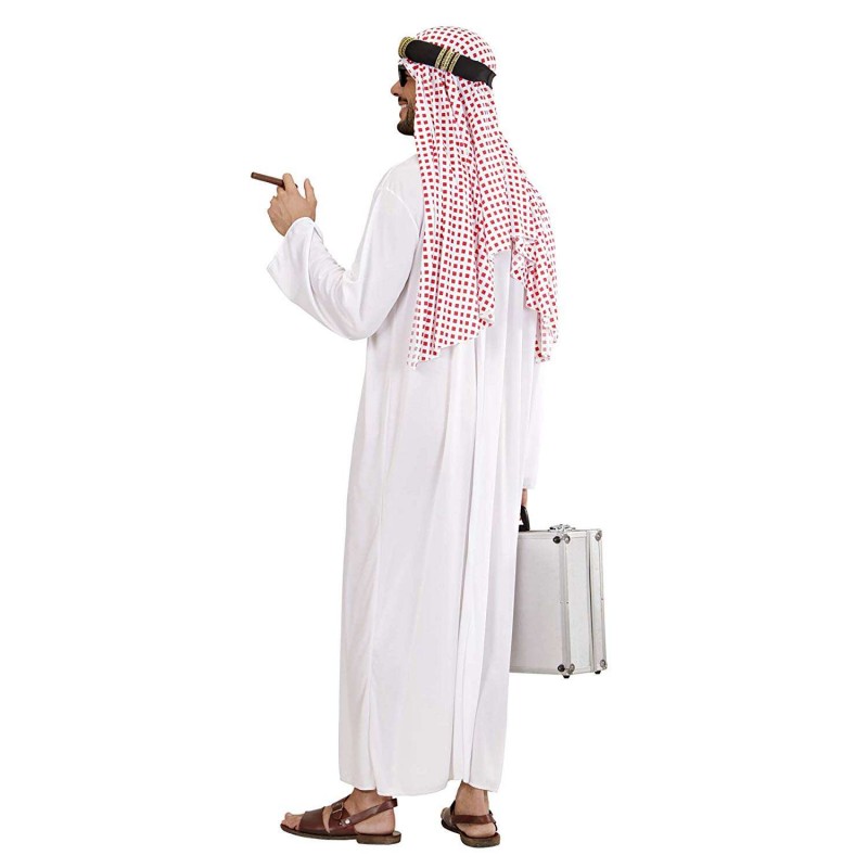 GCC Fashion Store Copricapo da sceicco arabo accessorio per feste in maschera