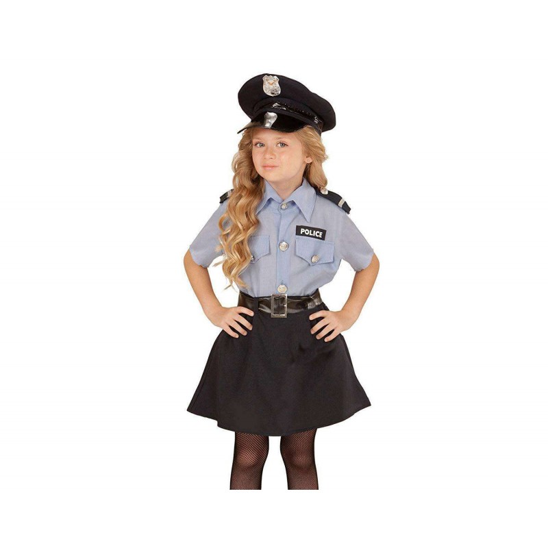 Costume poliziotta - vestito carnevale poliziotta bambina