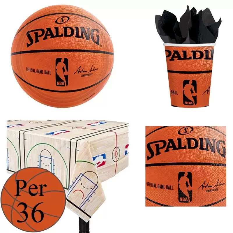 Kit n.16 NBA Basket - coordinato tavola a tema basket americano