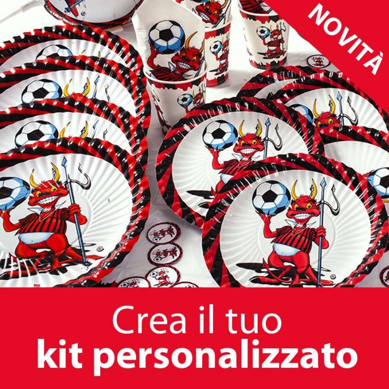 Kit personalizzato Diablotto rossonero