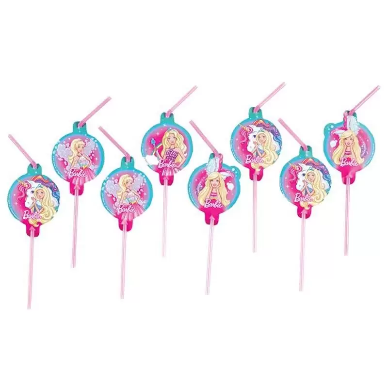 Cannucce Barbie Dreamtopia - 16 pz