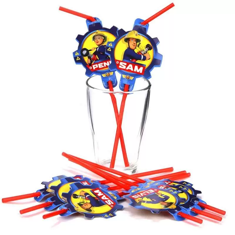 Cannucce Sam il pompiere - 16 pz