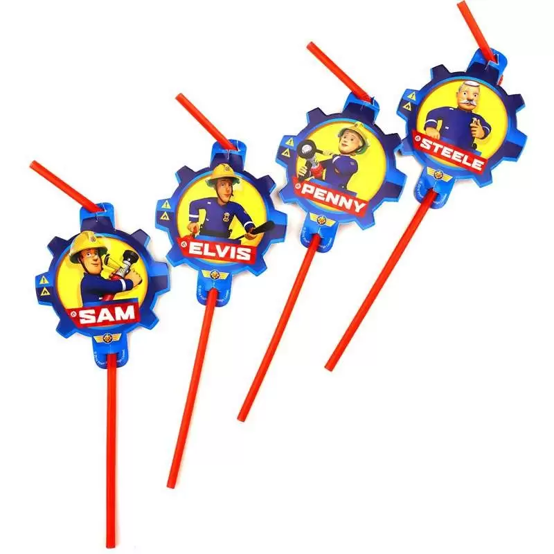 Cannucce Sam il pompiere - 16 pz
