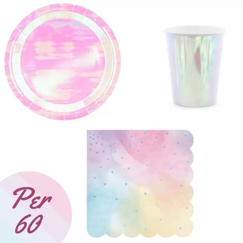 Kit n.29 festa iridescente - compleanno iridescent