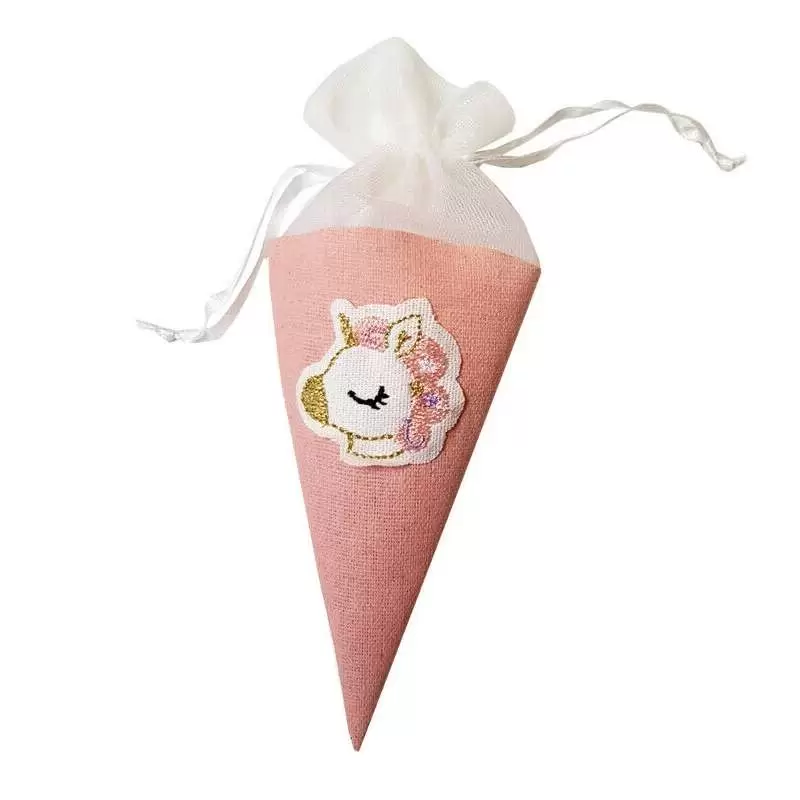Coni unicorno porta confetti, riso, caramelle - 12 pz