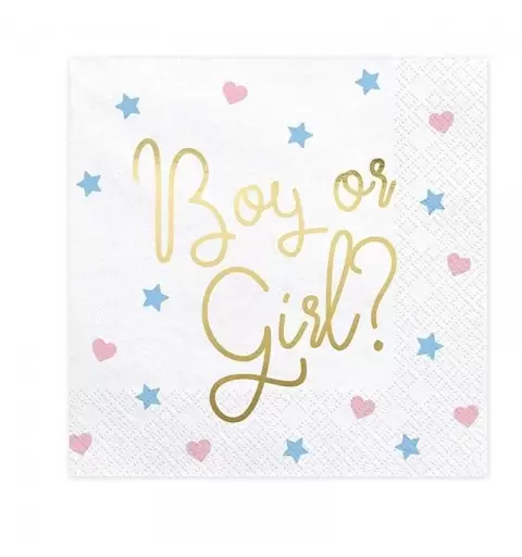 Tovaglioli boy or girl - 20 pz
