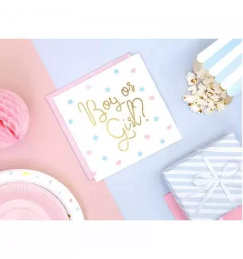Kit n.6 boy or girl - baby shower per 12