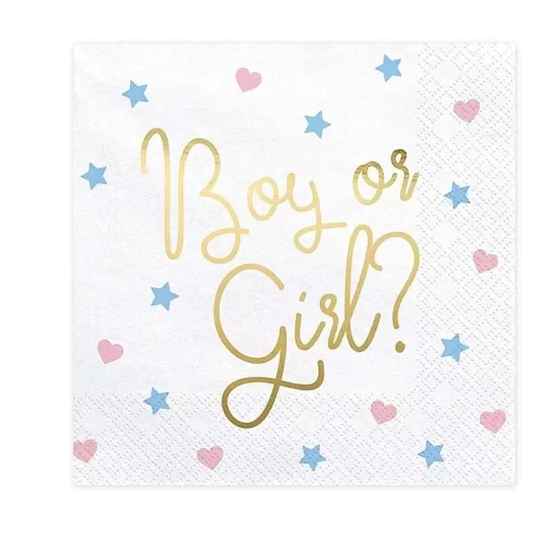 Kit n.6 boy or girl - baby shower per 12