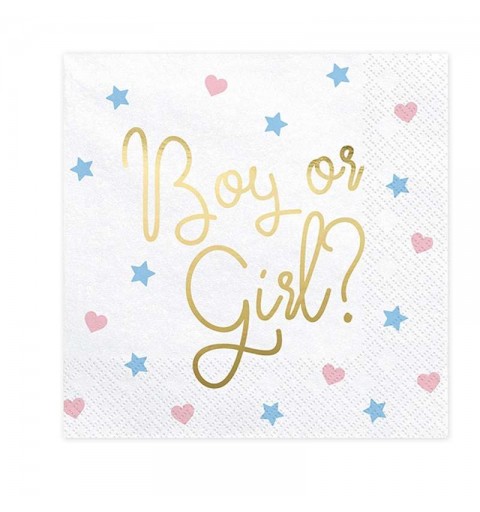 Kit personalizzato boy or girl - gender reveal party