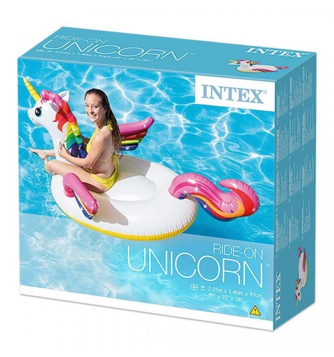 Unicorno gonfiabile per il mare o per la piscina