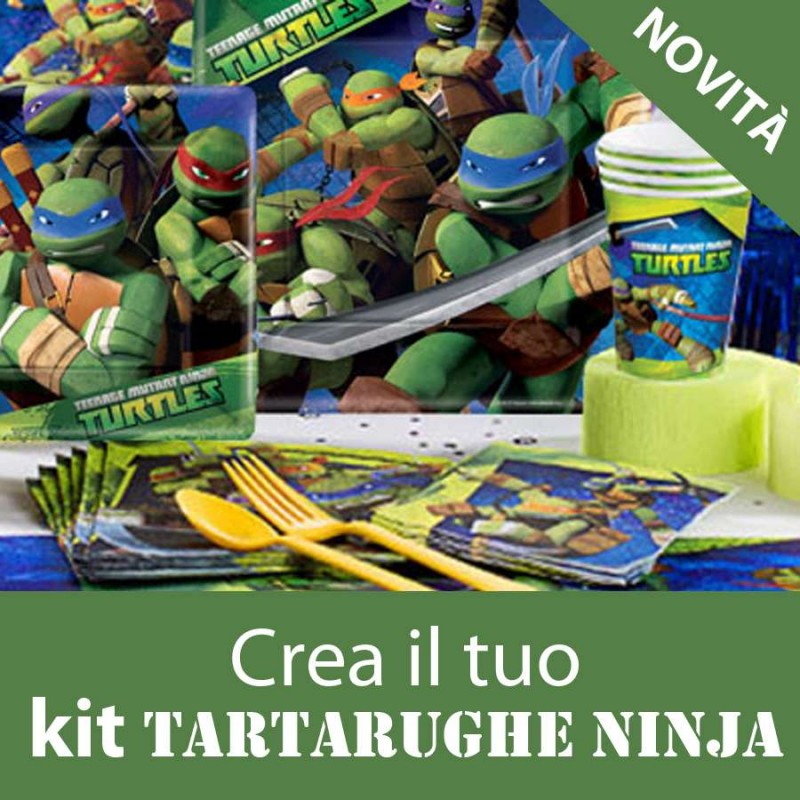 Kit personalizzato Tartarughe Ninja