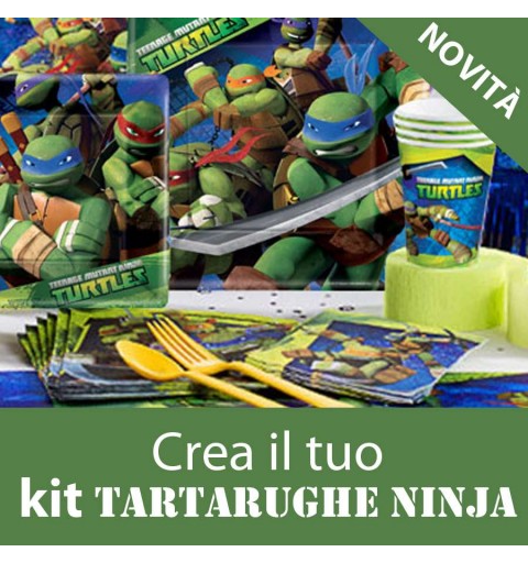 Kit personalizzato Tartarughe Ninja