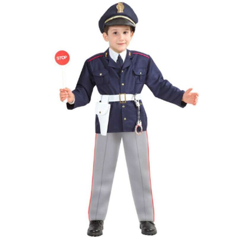 Costume poliziotto bambino per carnevale