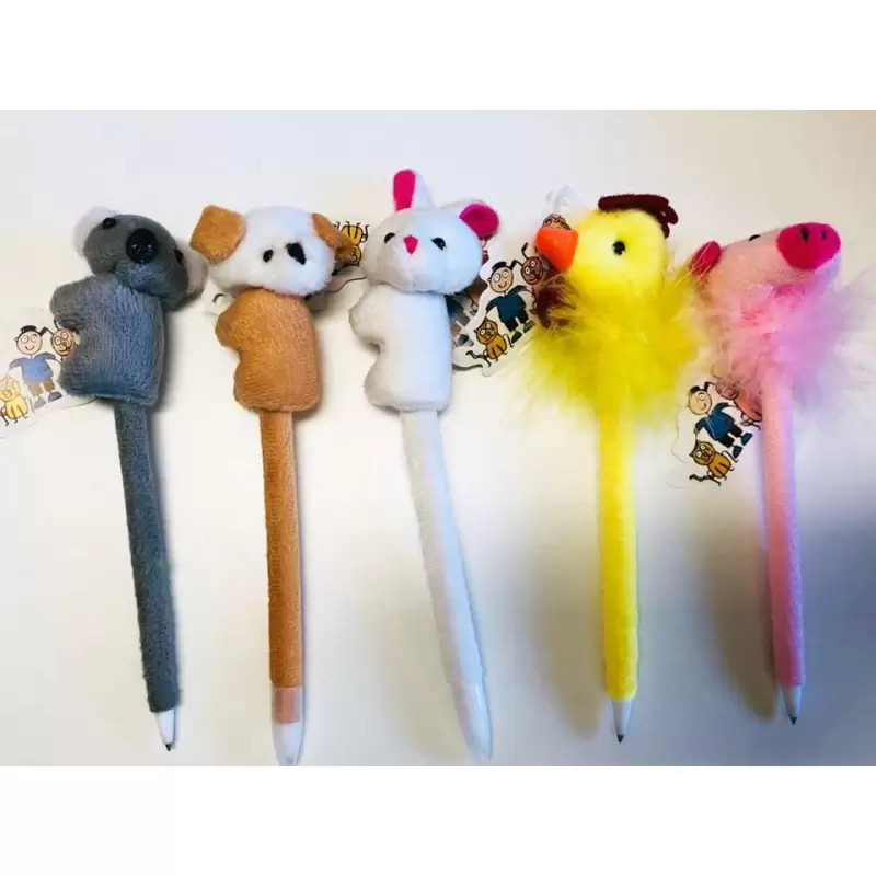 Penna pennosa animaletti - 4 pz
