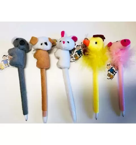 Penna pennosa animaletti - 4 pz
